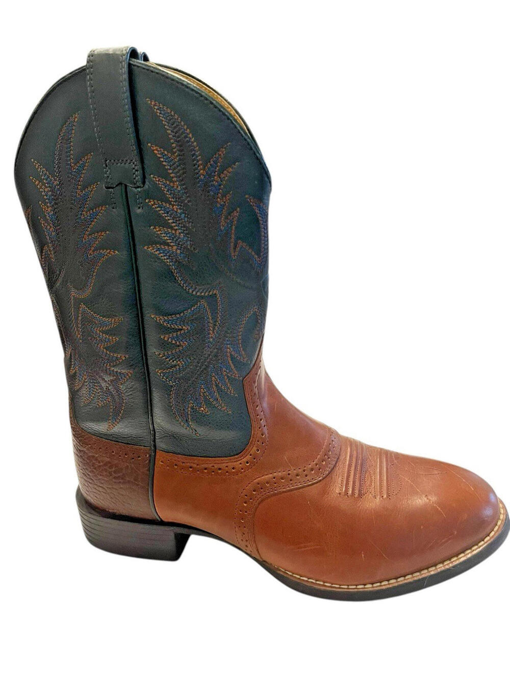 Ariat Boots Men’s Heritage Stockman Western Cowboy Boots Size 9.5 D Cedar/Green